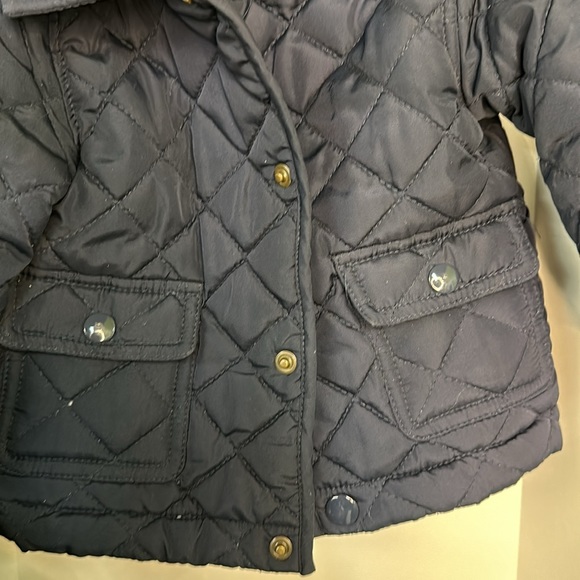 6-12m Quilted Jacket with Matching Mittens - Picture 4 of 5